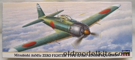 Hasegawa 1/72 A6M5c Zero Type 52 Hei Jinrai Squadron, 00628 plastic model kit